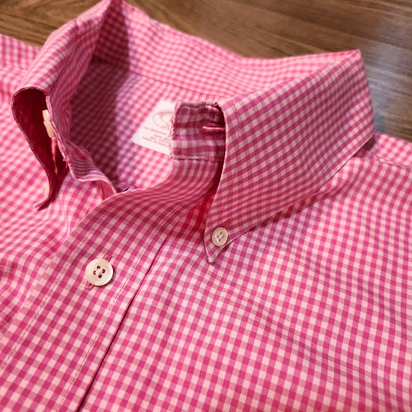 Brooks Brothers Check Short Sleeve Shirt XXL Style 346 All Cotton - Picture 13 of 13